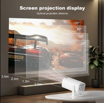 P30 1080P Mini Home 4K Projector Dual WiFi and Bluetooth Portable Projector