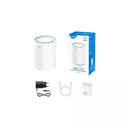 Cudy M1500 AX1500 Dual Band Wi-Fi 6 Mesh Router (1 Pack)