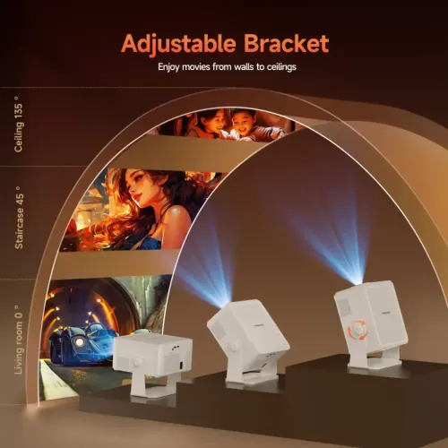 Magcubic Projector HY450 Max 1100 ANSI Android 14 Portable