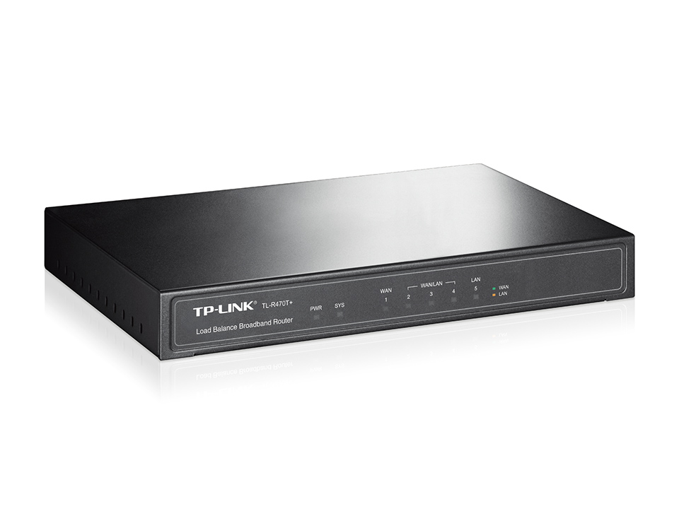 TL-R470T+ 5-Port Multi Wan Load Balance Broadband Router TP-Link