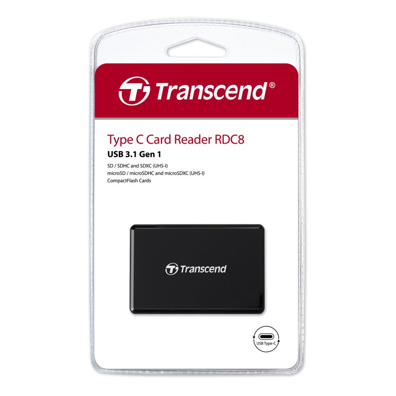 Transcend TS-RDC8K2 USB-3.1 Gen-1 Card Reader