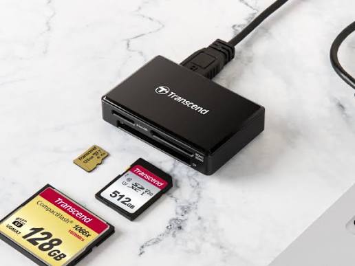 Transcend TS-RDF9K2 USB-3.1 Black Multi Memory Card Reader-iosbd