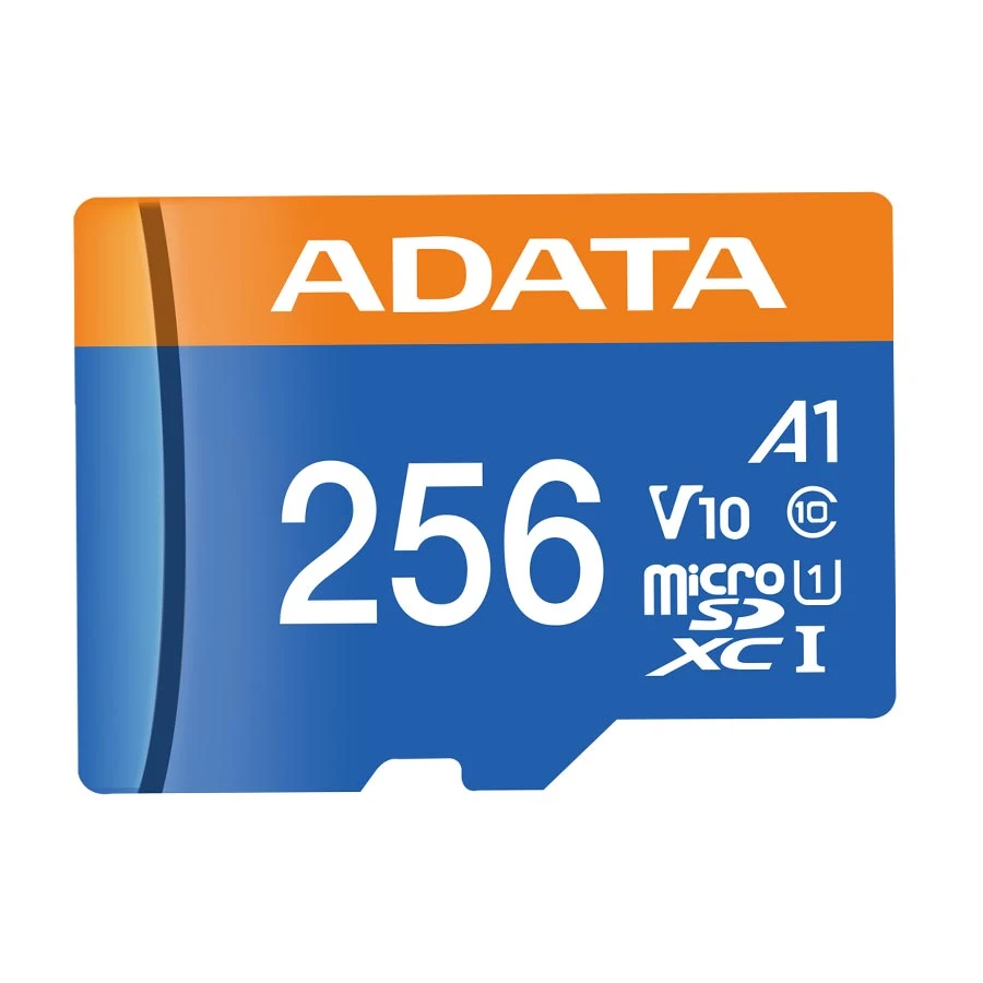 ADATA 256GB microSDXC UHS-I Memory Card with Adapter in iosbd