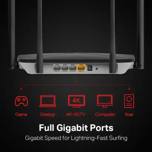 Mercusys AC12G AC1300 1300Mbps Dual Band Gigabit Router