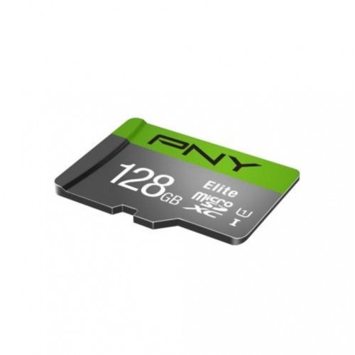 PNY Elite 128GB Class-10 Micro SD Memory Card With Adapter-IOSBD