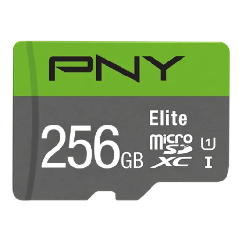 PNY Elite 256GB Class-10 Micro SD Memory Card-IOSBD