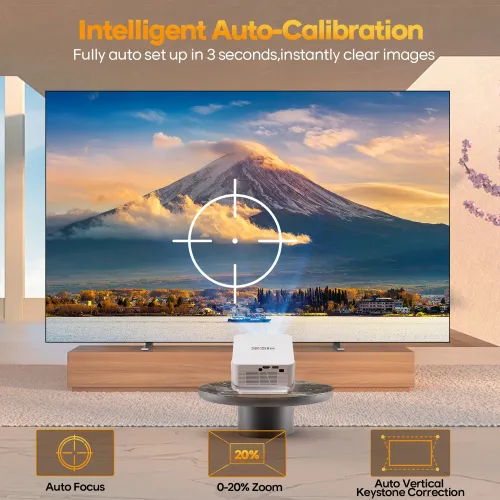 Magcubic Projector HY300Max 400 ANSI Android 14 Portable