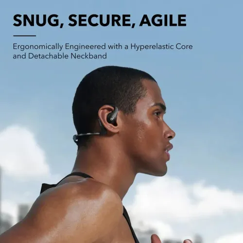Anker Soundcore AeroFit Pro Midnight Black Bluetooth Open-Ear Earbuds