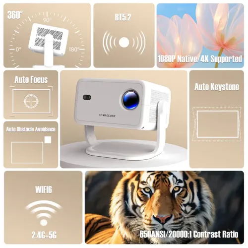 Magcubic Projector L018 650 ANSI Android 14 Portable