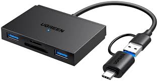 UGREEN CM812 USB-C/USB -A CARD READER-iosbd