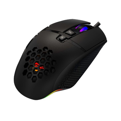 Havit HV-MS1022 RGB LED Honeycomb Design 8 Buttons Gaming Mouse-IOSBD