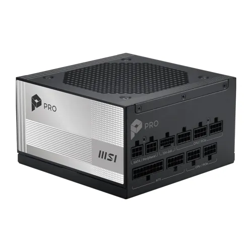 MSI PRO A1000PL PCIE5 1000W 80 Plus Platinum Fully Modular Power Supply