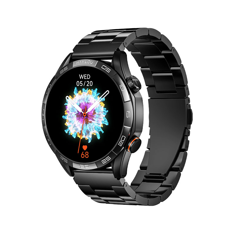 Haylou Solar 5 Smart Watch with Silicone Strap- iosbd