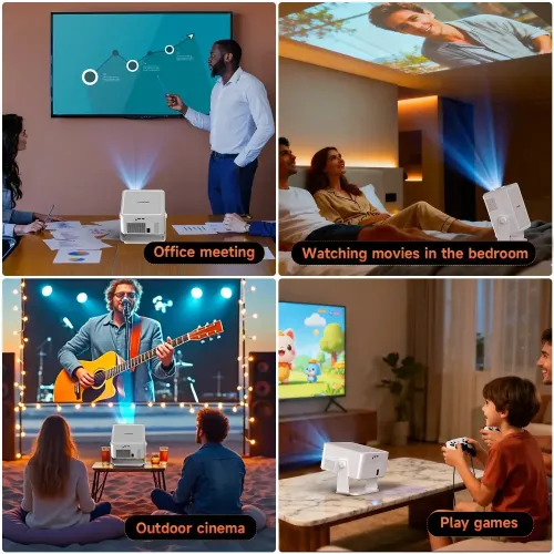 Magcubic Projector HY450 Max 1100 ANSI Android 14 Portable