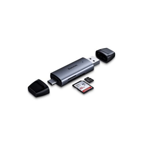 BASEUS LENTIL CABIN CARD READER USB 3.0 MICRO SD/TF SD CARD DUAL TYPE C/ USB CADKQ-B0G