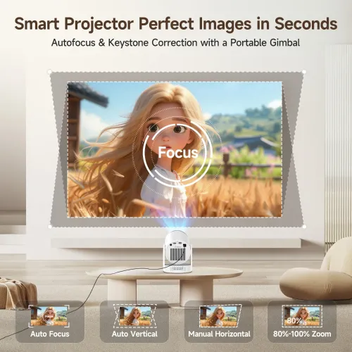 Magcubic Projector HY320 Pro 400 ANSI FHD Android Portable