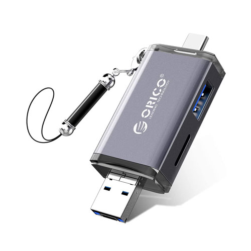ORICO 3CR61 USB 3.0 6 IN 1 BLACK CARD READER-iosbd
