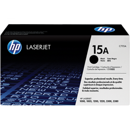 HP 15A Black Original LaserJet Toner Cartridge -IOSBD