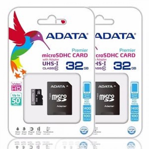 Adata 32GB Micro SD Class-10 (SDHC-UHS-I) Memory Card With Adapter-IOSBD
