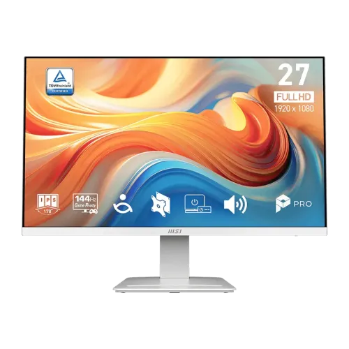 MSI PRO MP273W E14A 27" 144Hz IPS FHD White Gaming Monitor