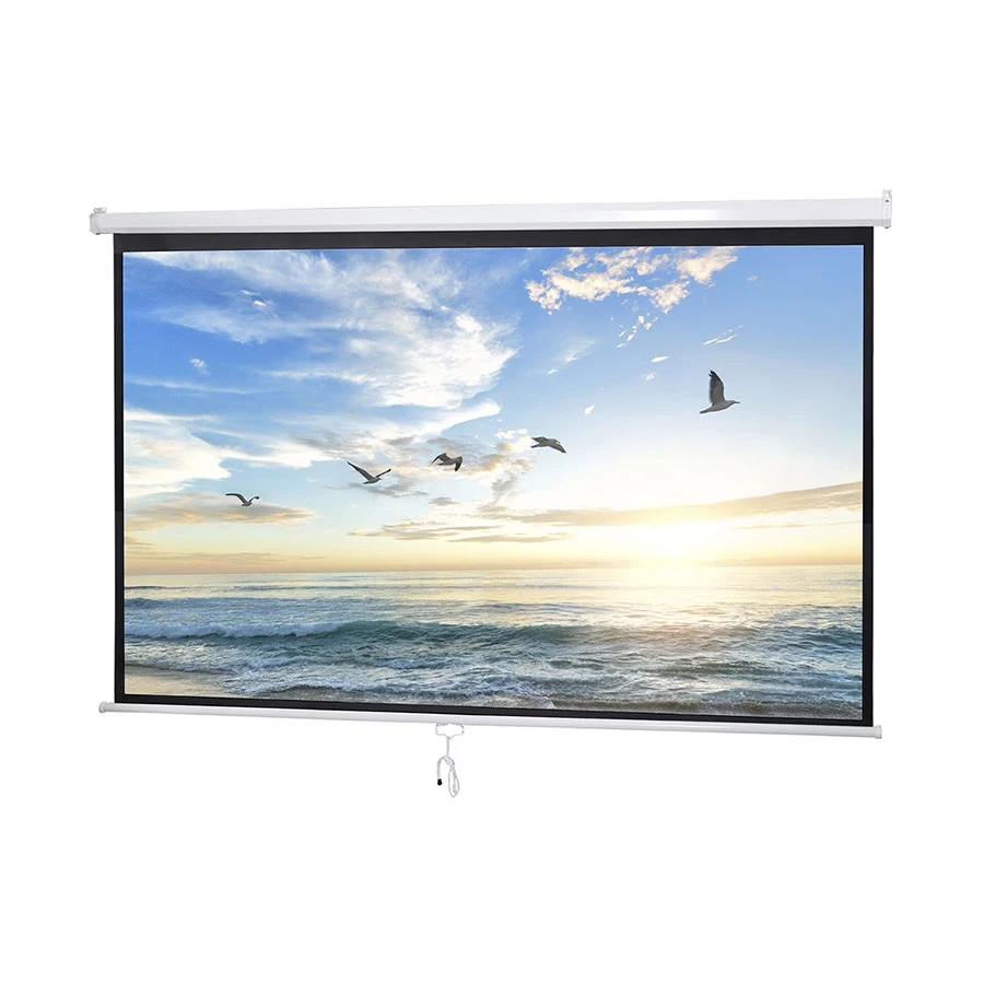 Apollo 96 Inch x 96 Inch Wall Mount Electronic Projector Screen