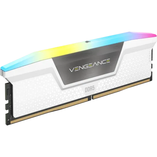Corsair VENGEANCE RGB 16GB DDR5 6000MHz RAM White iosbd