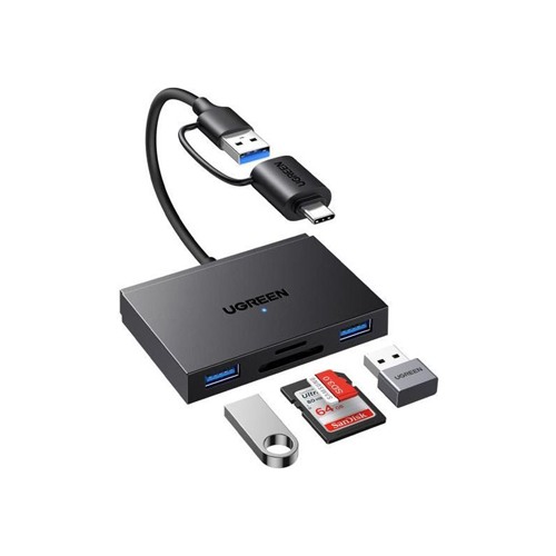 UGREEN CM812 USB-C/USB -A CARD READER-iosbd