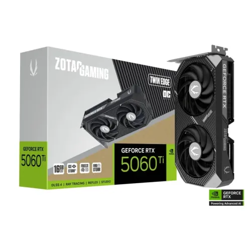 ZOTAC GAMING GeForce RTX 5060 Ti Twin Edge OC 16GB GDDR7 Graphics Card