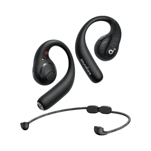 Anker Soundcore AeroFit Pro Midnight Black Bluetooth Open-Ear Earbuds
