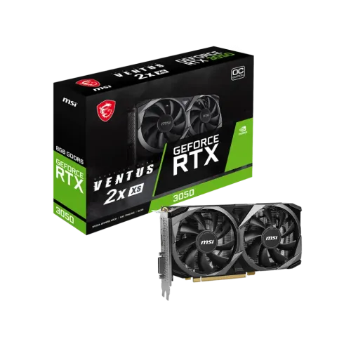 MSI GeForce RTX 3050 VENTUS 2X XS 8GB OC GDDR6 Graphics Card