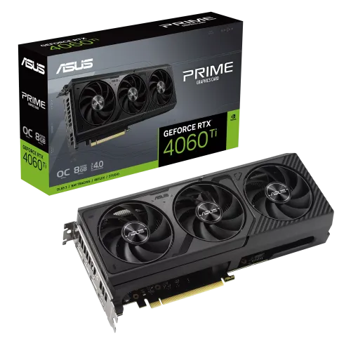 ASUS Prime GeForce RTX 4060 Ti OC Edition 8GB GDDR6 Graphics Card