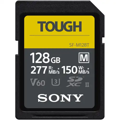 Sony SF-M Tough Series UHS-II SDXC 128GB Memory Card-IOSBD