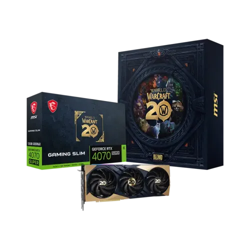 MSI GeForce RTX 4070 SUPER 12G GAMING SLIM World of Warcraft EDITION GDDR6X Graphics Card