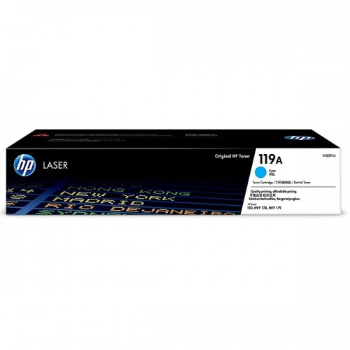 HP 119A Cyan Original LaserJet Toner Cartridge-IOSBD
