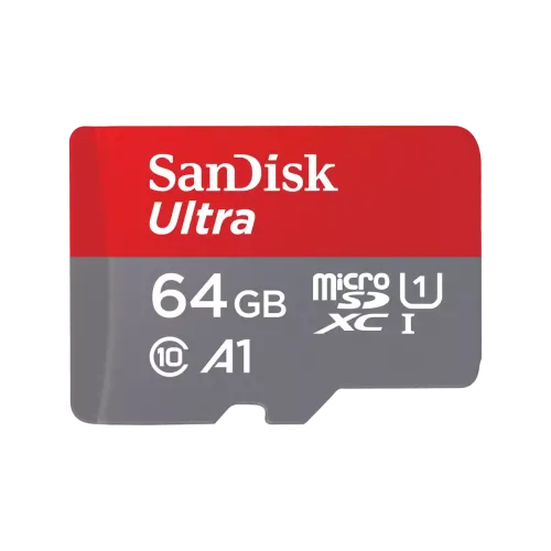 SanDisk Ultra SQUAB 64GB MicroSDXC UHS-I Memory Card-IOSBD