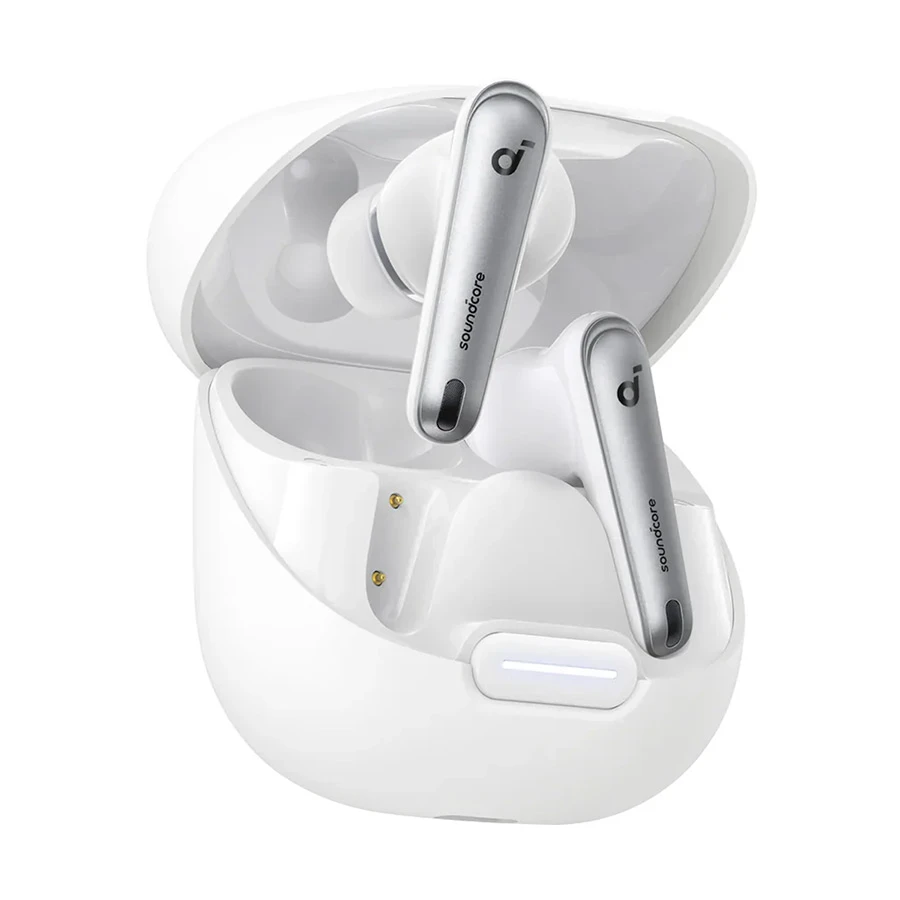 Anker Soundcore Liberty 4 NC ANC Clear White Bluetooth Earbuds-IOSBD