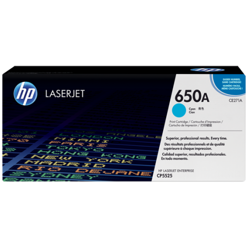 HP 650A Cyan Original LaserJet Toner-IOSBD