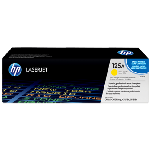 HP 125A Yellow Original LaserJet Toner Cartridge For CLP1515 Printer-IOSBD
