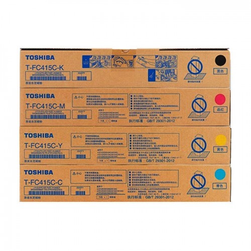 Toshiba T-FC415C-YMCK e-studio Color Original Toner Full Set (4 pcs) IOSBD