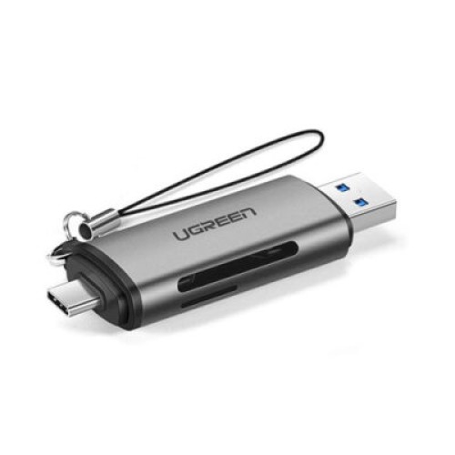 UGREEN 2-IN-1 USB-C/USB-A SD TF MEMORY CARD READER OTG ADAPTER (50706)-iosbd