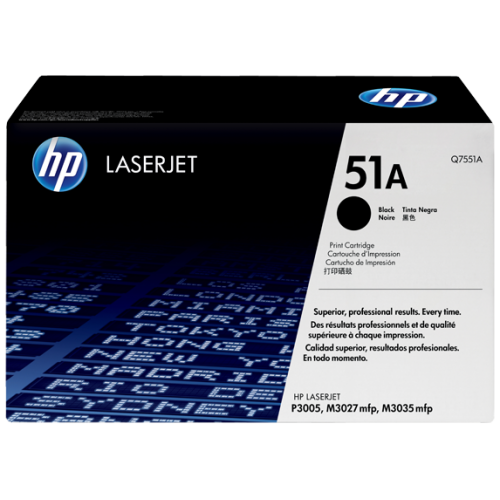 HP 51A Black Original LaserJet Toner Cartridge-IOSBD