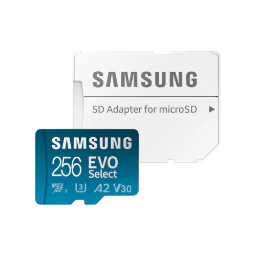 Samsung EVO Select 256GB microSDXC Memory Card with Adapter-IOSBD