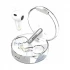 BWOO BO-BW95-WH White TWS Bluetooth Transparent Earbuds