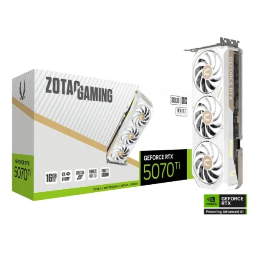Target Keywords: Zotac RTX 5070 Ti Solid SFF, Zotac Gaming 5070 Ti 16GB, 16GB GDDR7 graphics card, NVIDIA Blackwell GPU, RTX 5070 Ti SFF-Ready, DLSS 4 gaming card, compact enthusiast GPU.