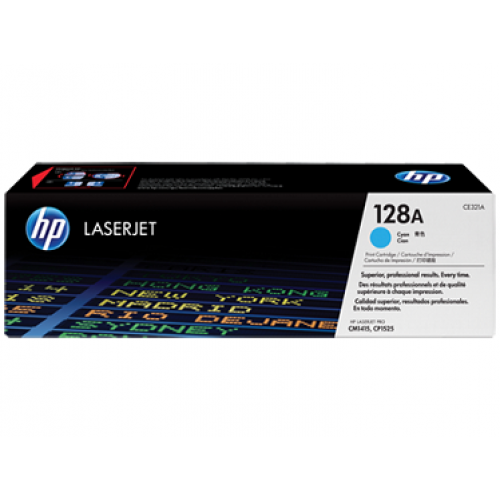 HP 128A-C Cyan Original LaserJet Toner