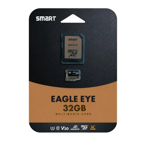 Smart Eagle Eye 32GB Micro SDXC UHS-I U3 Class10 Memory Card with Adapter-IOSBD