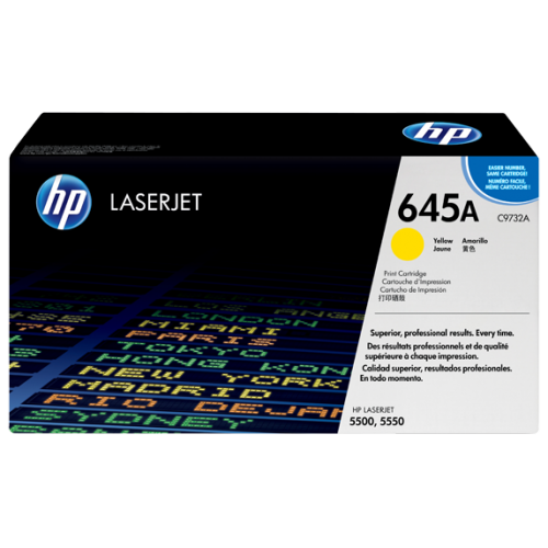 HP 645A Yellow Original LaserJet Toner Cartridge-IOSBD