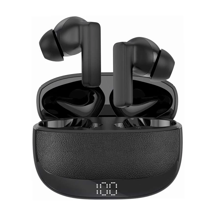 Bwoo BO-BW40-BK ANC & ENC Black TWS Bluetooth Earbuds-IOSBD